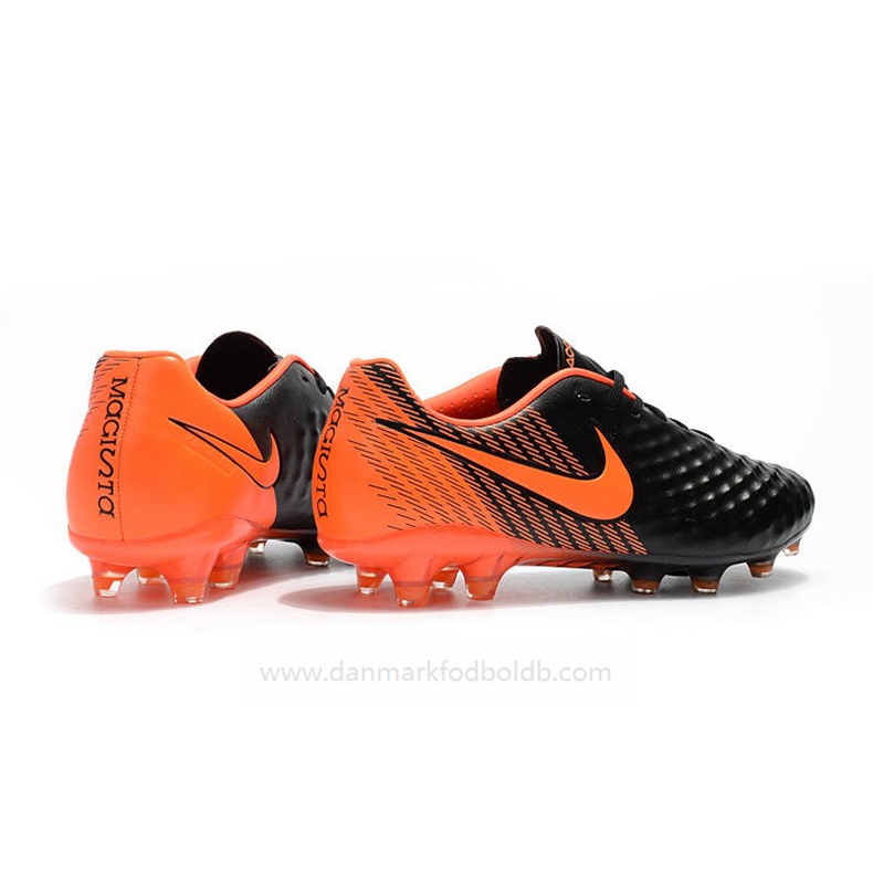 Nike Magista Opus 2 FG Fodboldstøvler Herre – Sort Orange